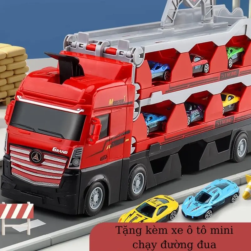 Xe container biến hình đường đua 6