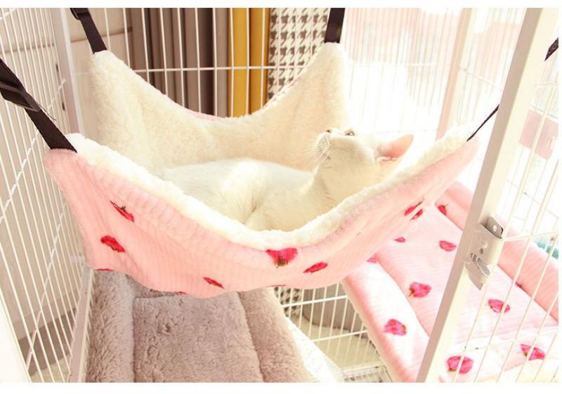 Product Introduction of Cat Hammock Hangable Hanging Hanging Nest Winter Cat Swing Cage Pet Cat Hanging Basket Cat Cage Hammock Cradle Nest 4