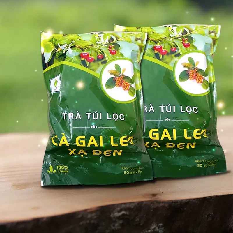 Trà Cà Gai Leo Xạ Đen Túi Lọc Tiện Dụng 250Gram, Mua 2 Túi Tặng 5 Gói Trà Dưỡng Nhan Ngũ Vị - Tea Nước Trà Chè 3