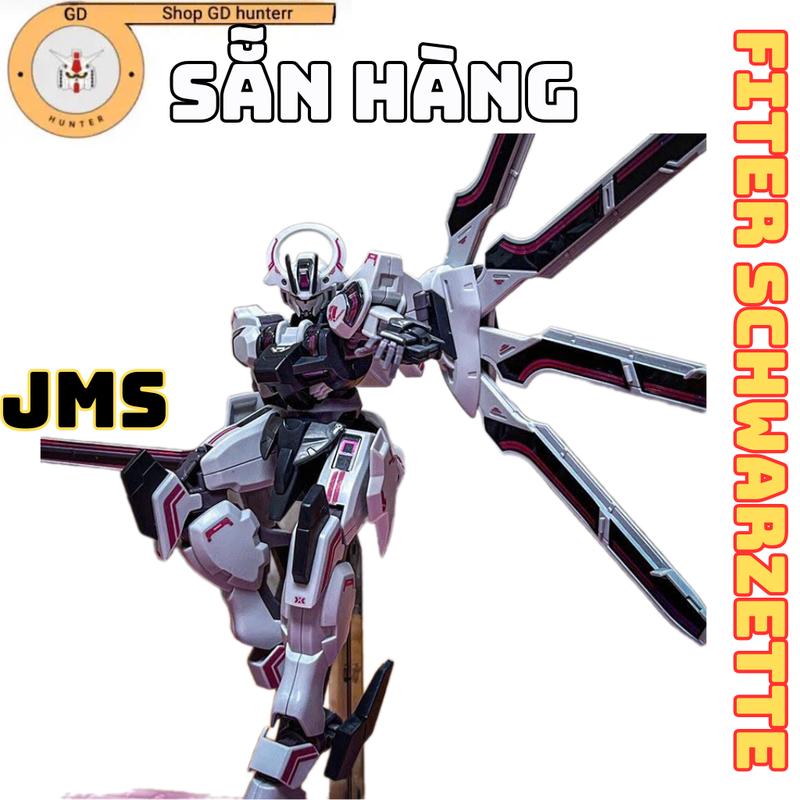 [SẴN HÀNG] Mô hình lắp ráp JMS HG Fiter Schwarzette (tặng base và decan)