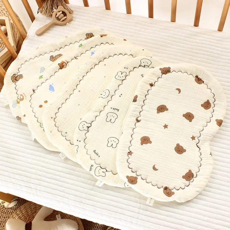 Gối Xô Muslin Trần Bông Quảng Châu Cho Bé Từ Sơ Sinh 0