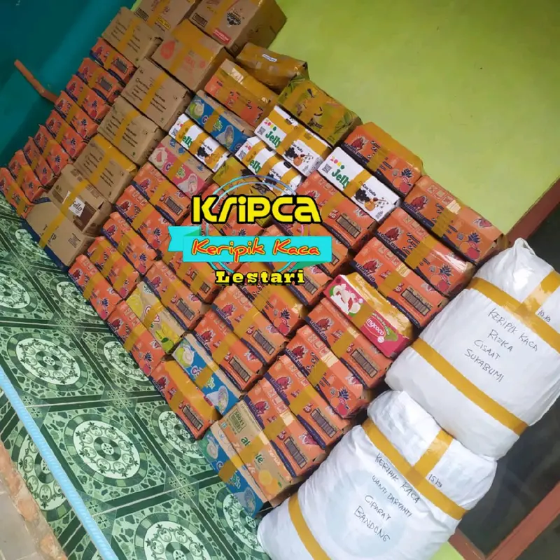 Keripik Kaca 1 kg ( Bahan Mentah ) bening dan tipis harga Grosir langsung dari produsen Kripik Singkong 1