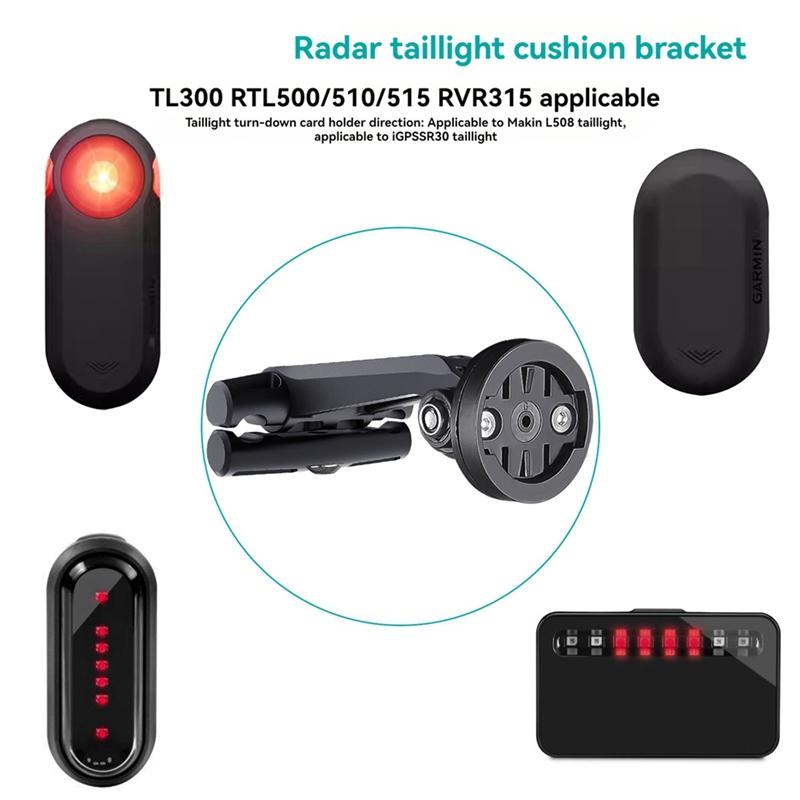 Giá Đỡ Đèn Yên Xe Đạp, Giá Đỡ Trụ Ghế Đèn Hậu, Tương Thích Với Garmin Varia…