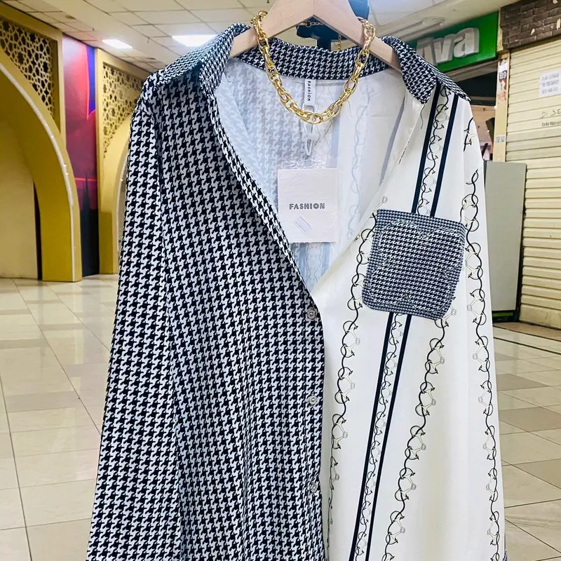 Ld 114 pjg 70 kemeja silk import fashion 1