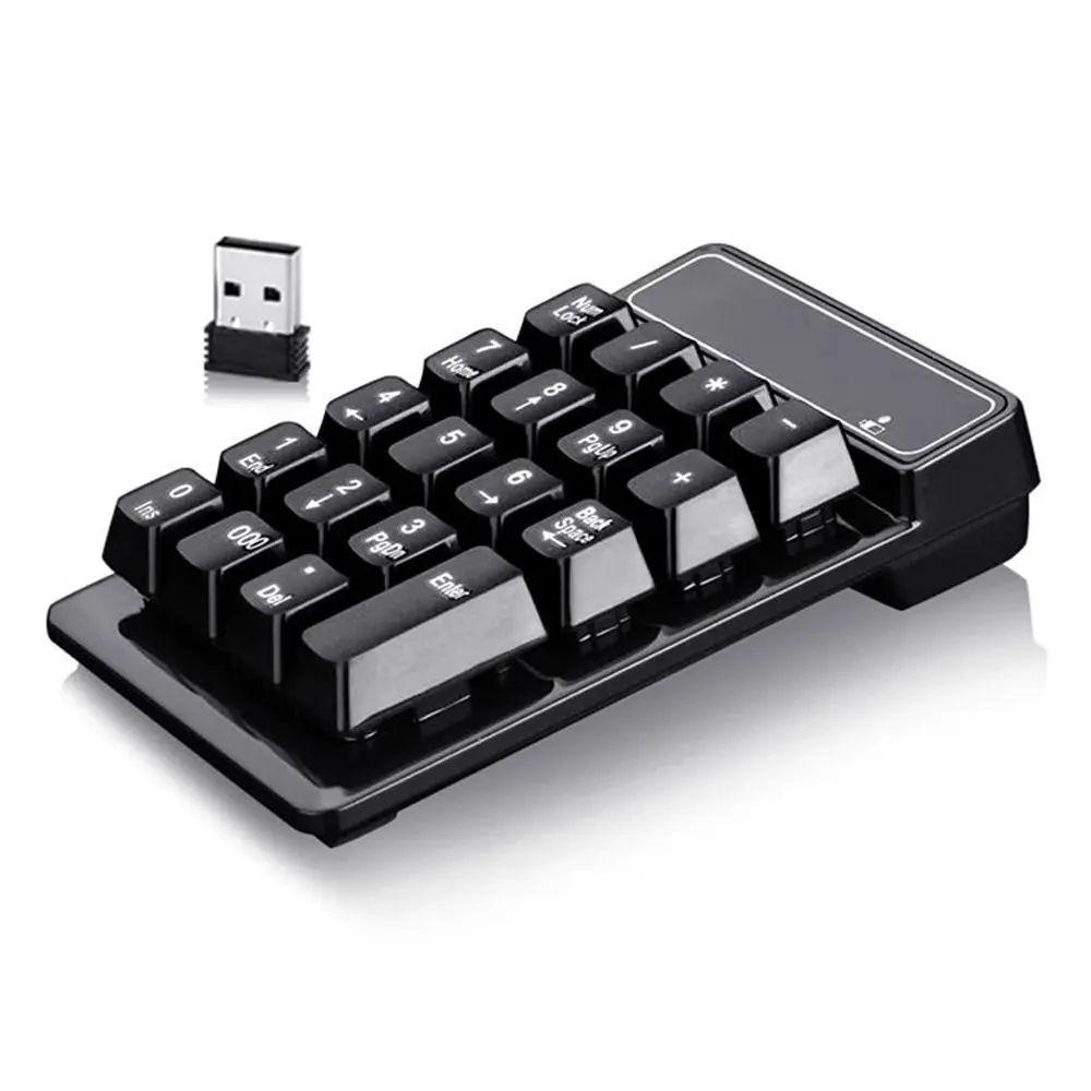 Durable 19 Keys Accounting Keyboard Number Pad Wireless Keyboard Numpad Numeric Keypad