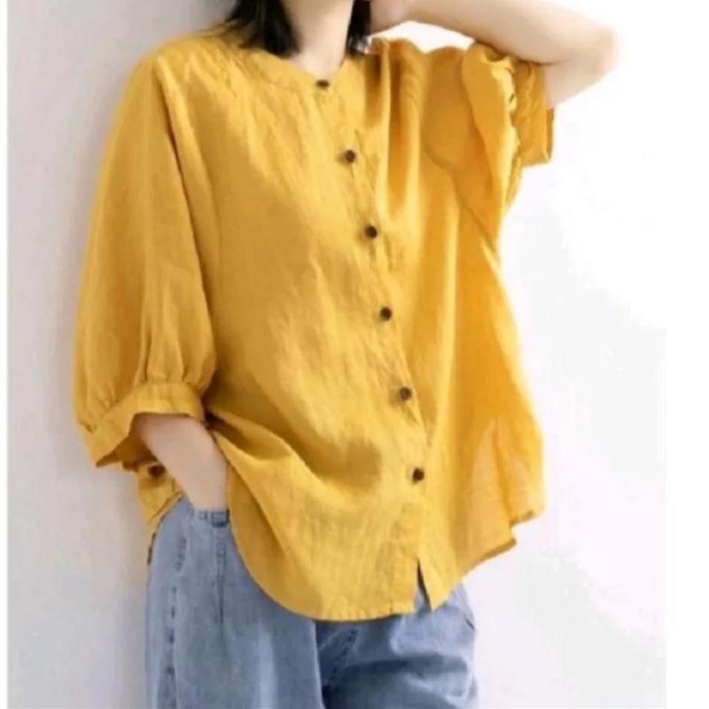 BLUS JUMBO OVER SIZE Baju atasan wanita ukuran XXXL / 3XL LD 120/130 model terbaru kekinian 2