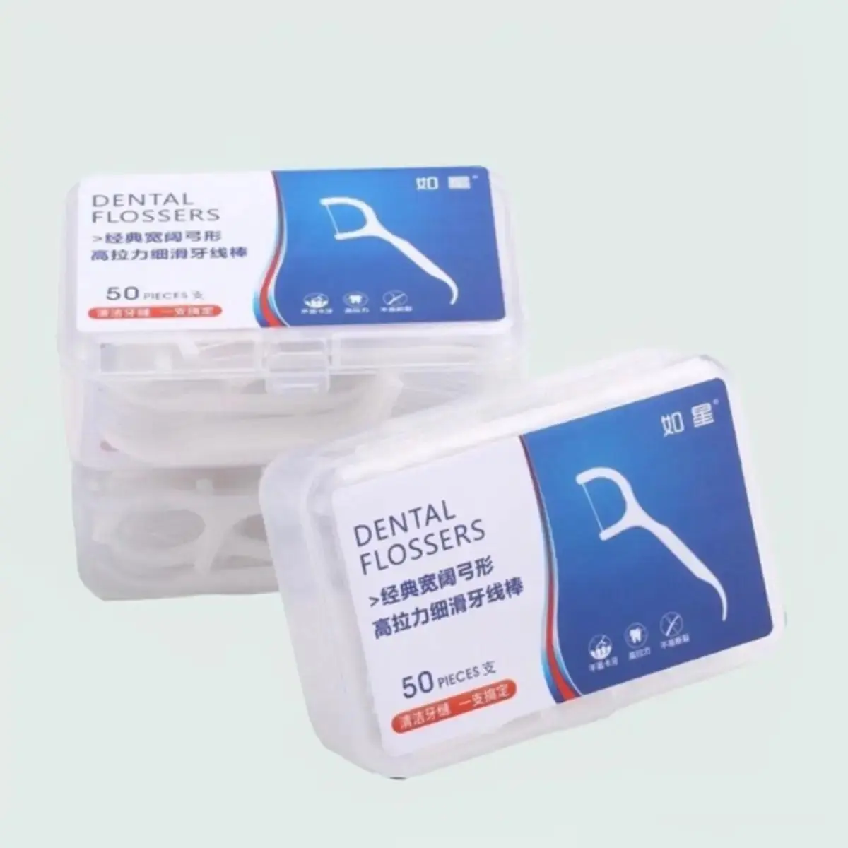 Combo 15 hộp (750 chiếc) tăm chỉ nha khoa