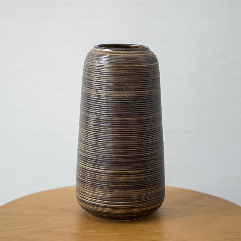 Product Introduction of Bình Gốm Men Trơn Vân Ngang Nhà Gờ Men Gốm Lạnh Bát Tràng Cắm Hoa Bày Ban BH23 M10 Cắm Hoa Cúc, Hoa Ly Decor Phòng Để bàn 9