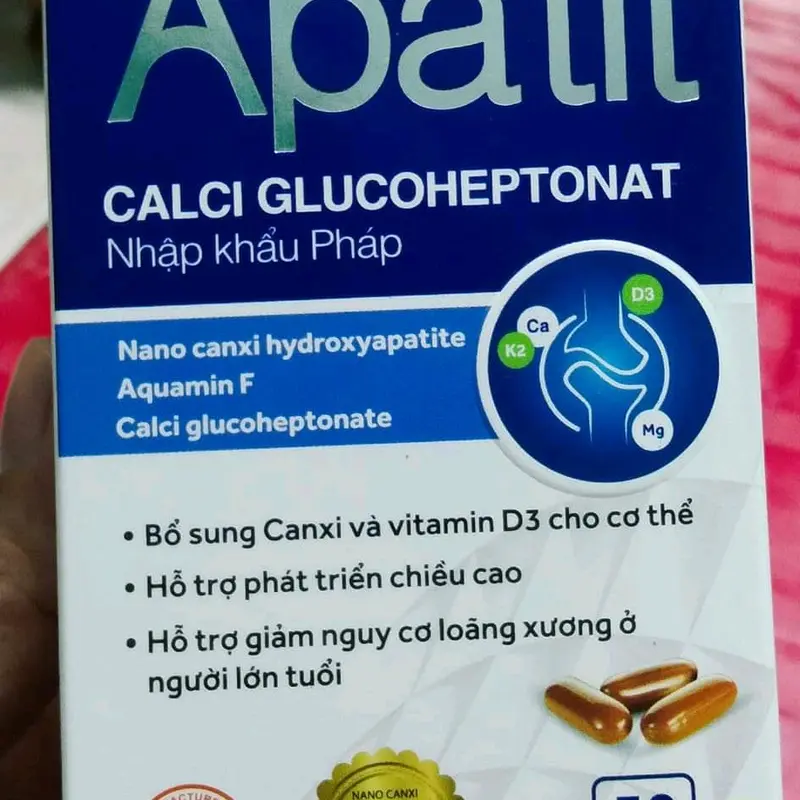 Canxi hữu cơ Nano Apatit bổ sung canxi tự nhiên cho cơ thể - hộp 30 viên 4