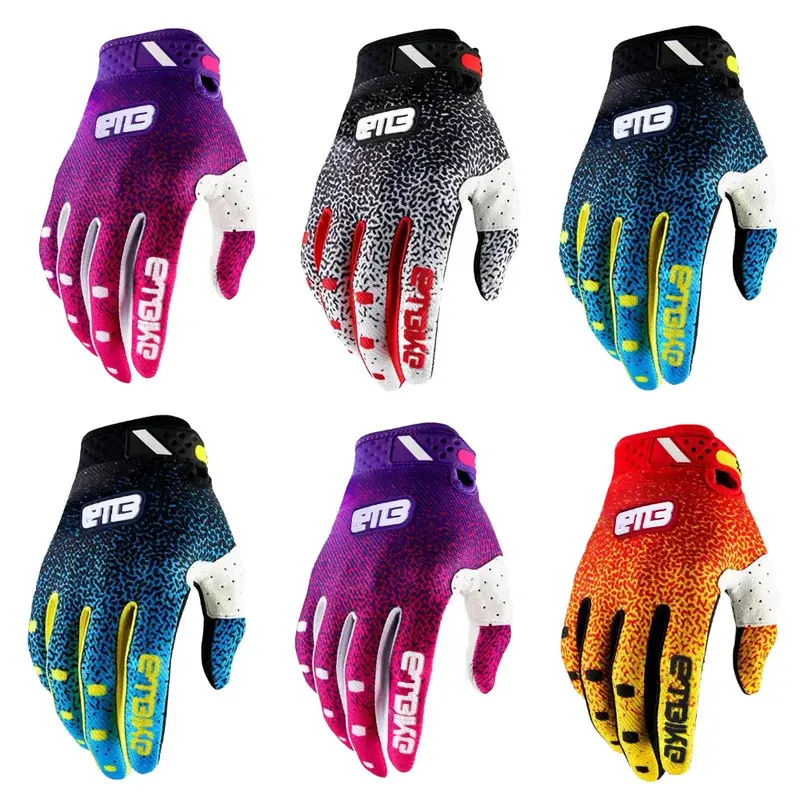 Motorcycle Gloves, Outdoor Sports Off-Road, Downhill MTB DH MX MTB Gloves for Men and Women with Touch Screen Support negative  cut