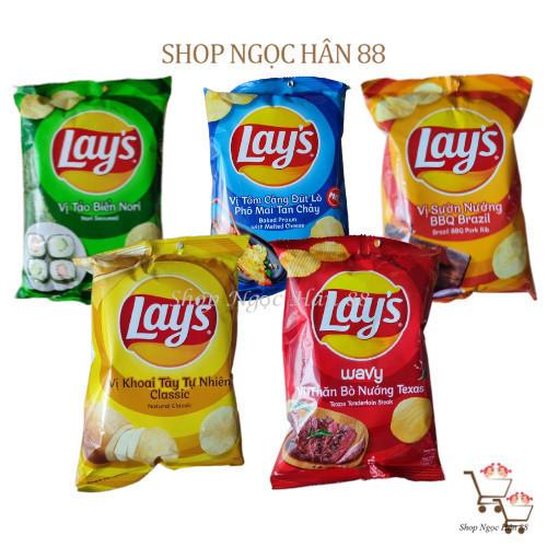  Bịch 10 gói Bim Bim Khoai Tây Lay's các vị 30gr 