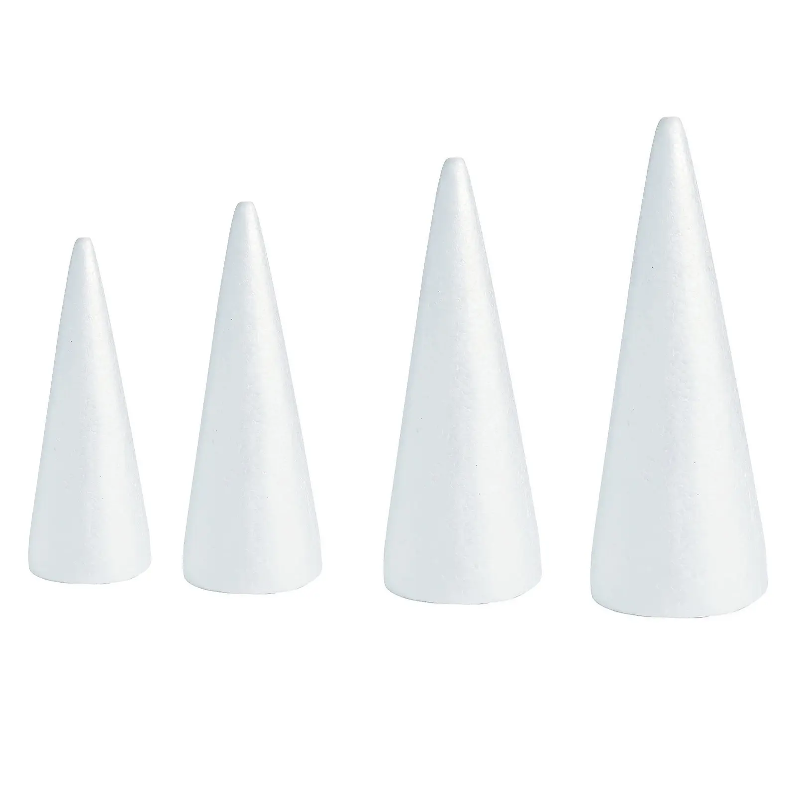 Foam Cones Polystyrene for Crafts DIY Painting Triangle Tree
