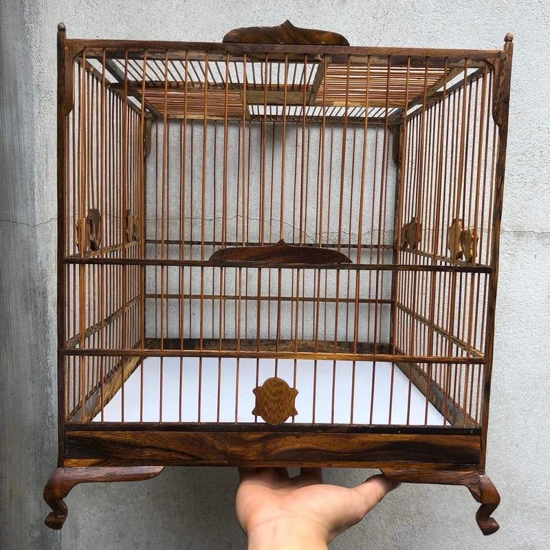  Lồng chim huế- khung tự ráp chân quỳ lá liễu combo đủ pk áo,cóng,cầu . 