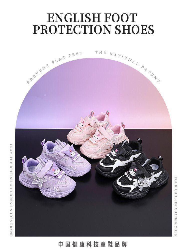 Product Introduction of Kasut Kanak-kanak, Gadis Clow M, Sneaker, Tapak Lembut, Sesuai untuk Musim Bunga dan Musim Luruh, untuk Kanak-kanak Tengah dan Besar, Ketibaan Baru Musim Panas 2024, Gaya Daddy 3