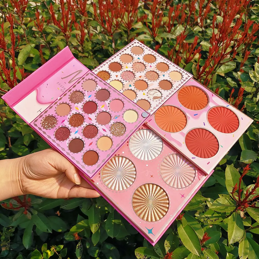 New 40 Colors Eye Shadow Plate Shimmer Matte Shimmering Powder Sequins Makeup Palette Stage Makeup Cos Palette Cosmetic