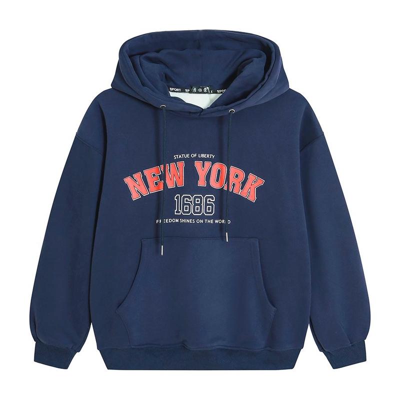 Áo  hoodie nam nữ  lót  lông  cáo Inter style 4