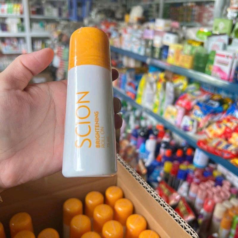 Hàng Công Ty Lăn Khử Mùi SCION Brightening Roll On Thái Lan Giúp Giảm Thâm Nách 75ml.Mc Chống vi khuẩn Fragrance Free