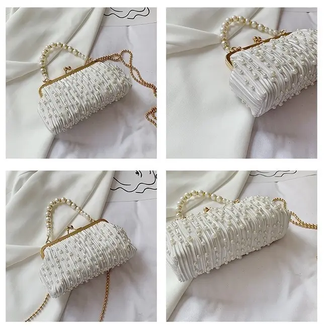 Nionbag Tas Selempang Wanita Tas Bling Mutiara Random CR7492 8