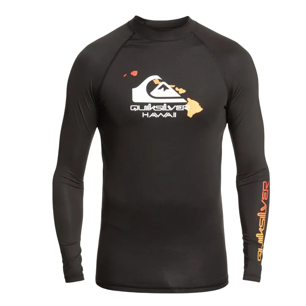 Quiksilver Diving Suit Men's Summer Long-Sleeve Swimsuit Sun-Protective Clothing Cross-Border Professional Surfing Suit Swimming Tights