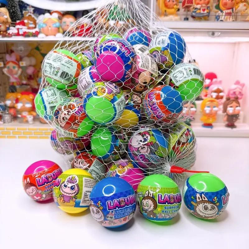 ￼ไข่ขนมของเล่นตะข่ายการ์ตูน เเพค 30 ชิ้น og kinder