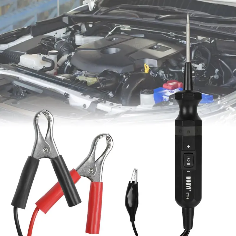 Car Circuit Tester, 6-24V Electrical System Diagnostic Tool, Voltage Test Car Circuit Tester for Car Trailer RV Motorcycle Truck 7