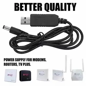 Kabel Power Modem/Router Orbit Telkomsel 12V DC USB Port Mobil