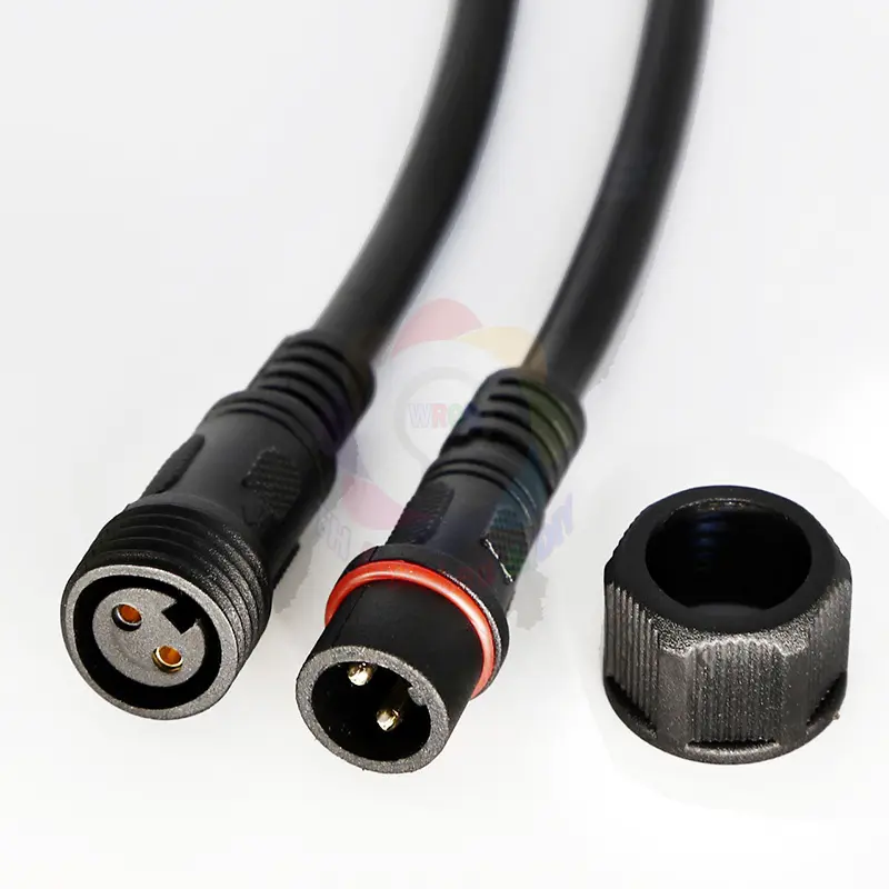 Bộ Jack cắm chống nước âm dương lõi 0.75mm2 phân loại 2,3,4,5 Pin (lõi) dày có đai ốc kết nối chắc chắn ngăn nước vào 7