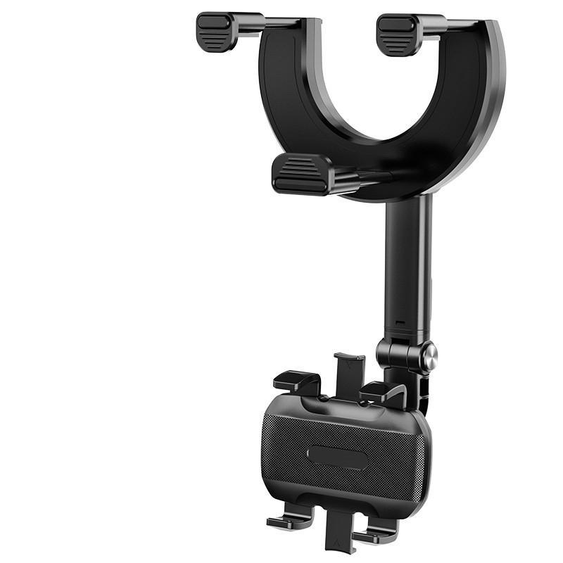 Car Rearview Mirror Phone Holder, 360 Degree Rotatable Car Phone Navigation Bracket, Rearview Mirror Mount, Universal Car Interior Accessories For Most Smartphones 8
