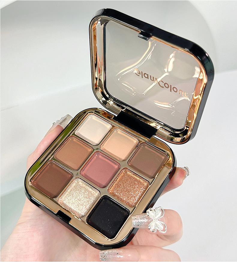 Product Introduction of Glamcolour GlamColour Magic Color 9-Shade Eyeshadow Palette - Matte & Shimmer Nude Browns, Waterproof, Long-Lasting, Multi-Purpose 7