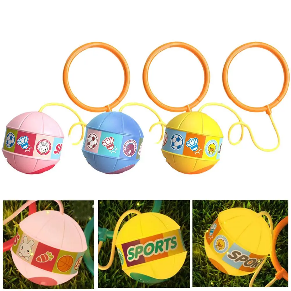Đồ Chơi Bóng Nảy, 1 Chiếc, Vòng Mắt Cá Chân Cân Bằng, Vòng Bóng Hula Quay Chân, Thích Hợp Cho Trẻ Em, Nảy Lên, Nhẹ, J5Z8