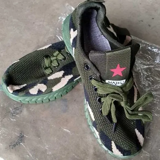 SEP040 (Tanpa Kotak) Sepatu Sneakers Wanita Sport Size 36-41 Sepatu Cewek Warna Army Hijau dan Abu Fashion Casual Simple Olahraga Gym Sepatu Cewek Senam Import Shoes 2