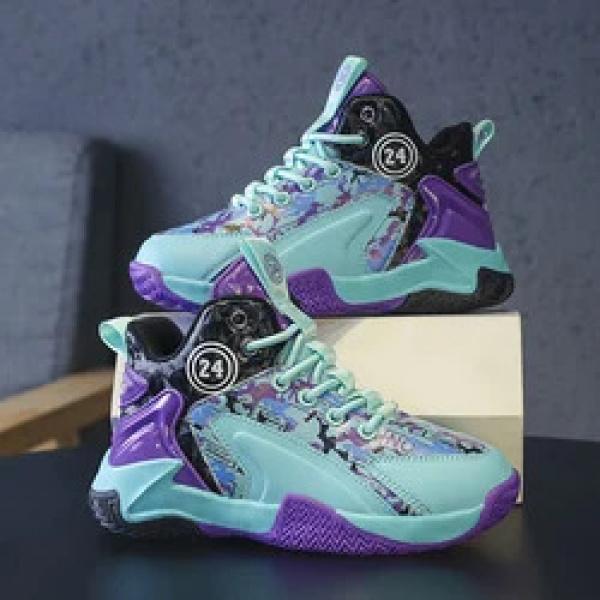 Gym Breathable Boys School Shoes Kid Children Outdoor White Casual Sneakers basketball Trainer custom shoes manufacturers_voghion.com
