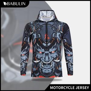 BABULIN Motorcycle jersey Hood Jersey Racing Longsleeve Shirt cycling Hoodie for men cycling SDM703