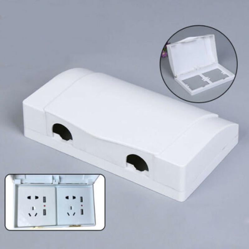1PC Power Outlet Waterproof Safety Splash Box Double Sockets - TikTok ...