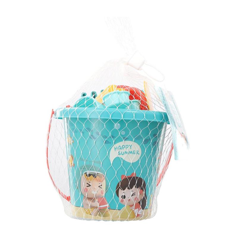Product Introduction of Travel Beach Toys  Beach Toys Set With Sand Rake Watering Can Bucket Shovels Rakes Models Play Tools 33