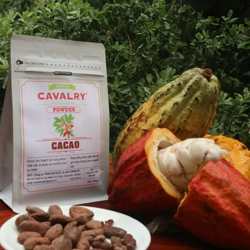 Bột Cacao Nguyên Chất Cavalry Bột Mịn Không Đường Hương Vị Thơm Ngon 250g - OCOP House 1