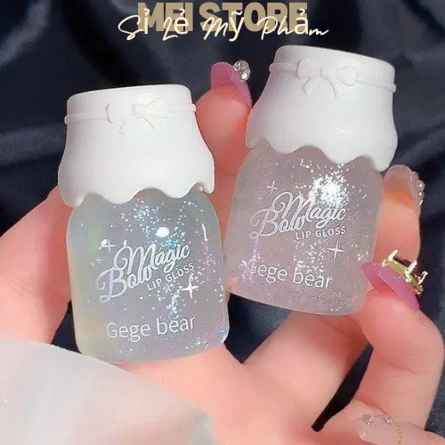 Son Bóng Có Nhũ Lấp Lánh Gege Be@r Magic Bow Lip Gloss Dưỡng Ẩm Cho Môi - GX1006