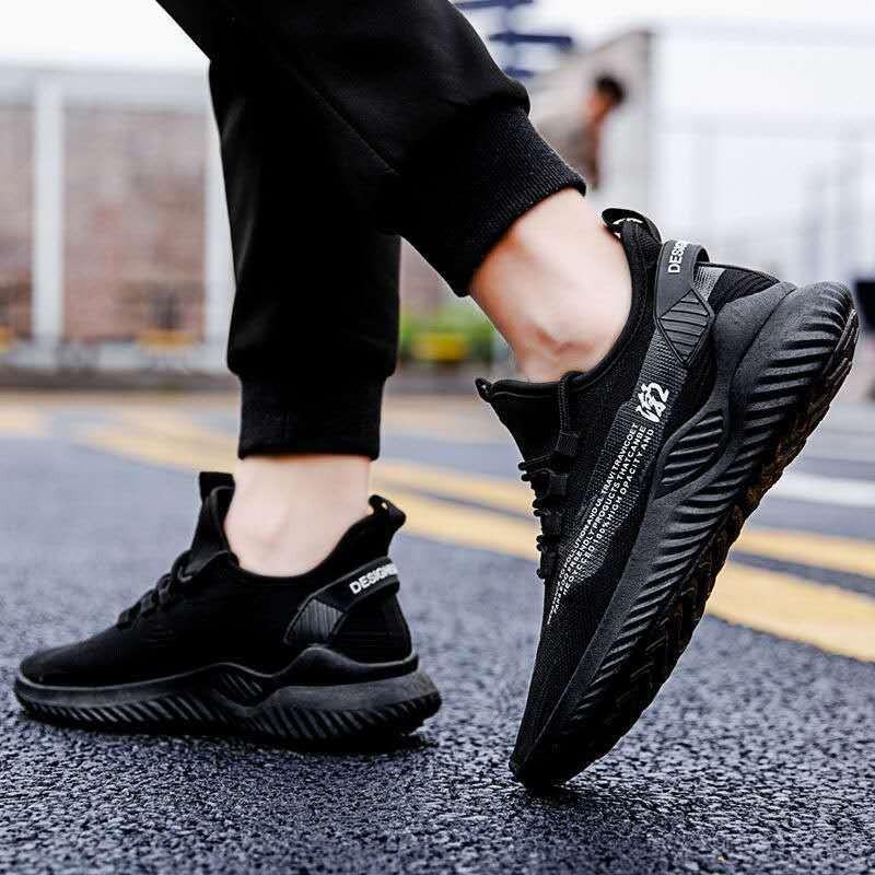Product Introduction of Giày thể thao sneaker nam HUTA GS053 màu đen, vải thoáng khí, đế abs chống trượt 45