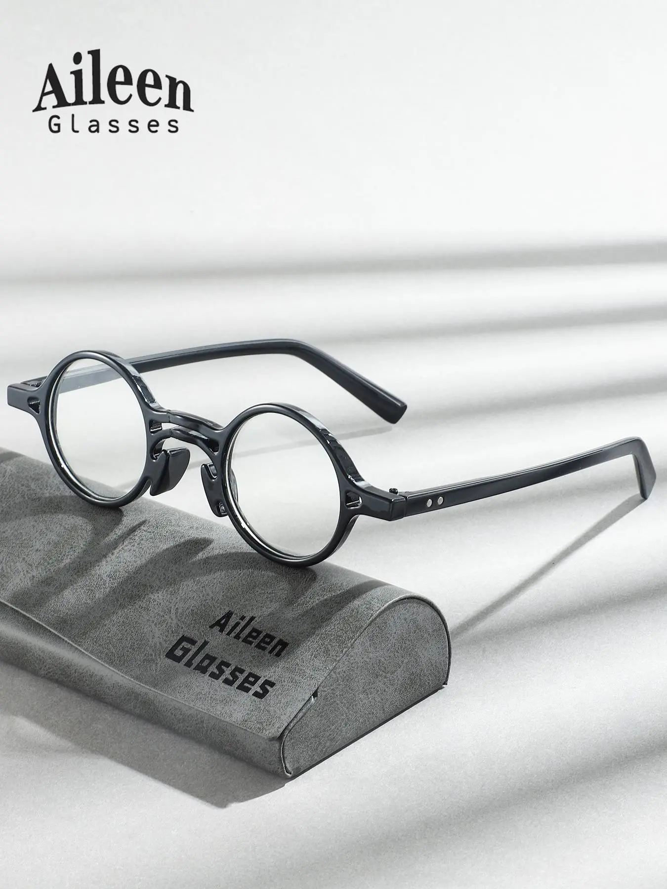 Unisex Simple Style Round Frame Eyeglasses, Trendy Casual Eyeglasses for Everyday Use, Fashion Accessories for Outdoor Activities