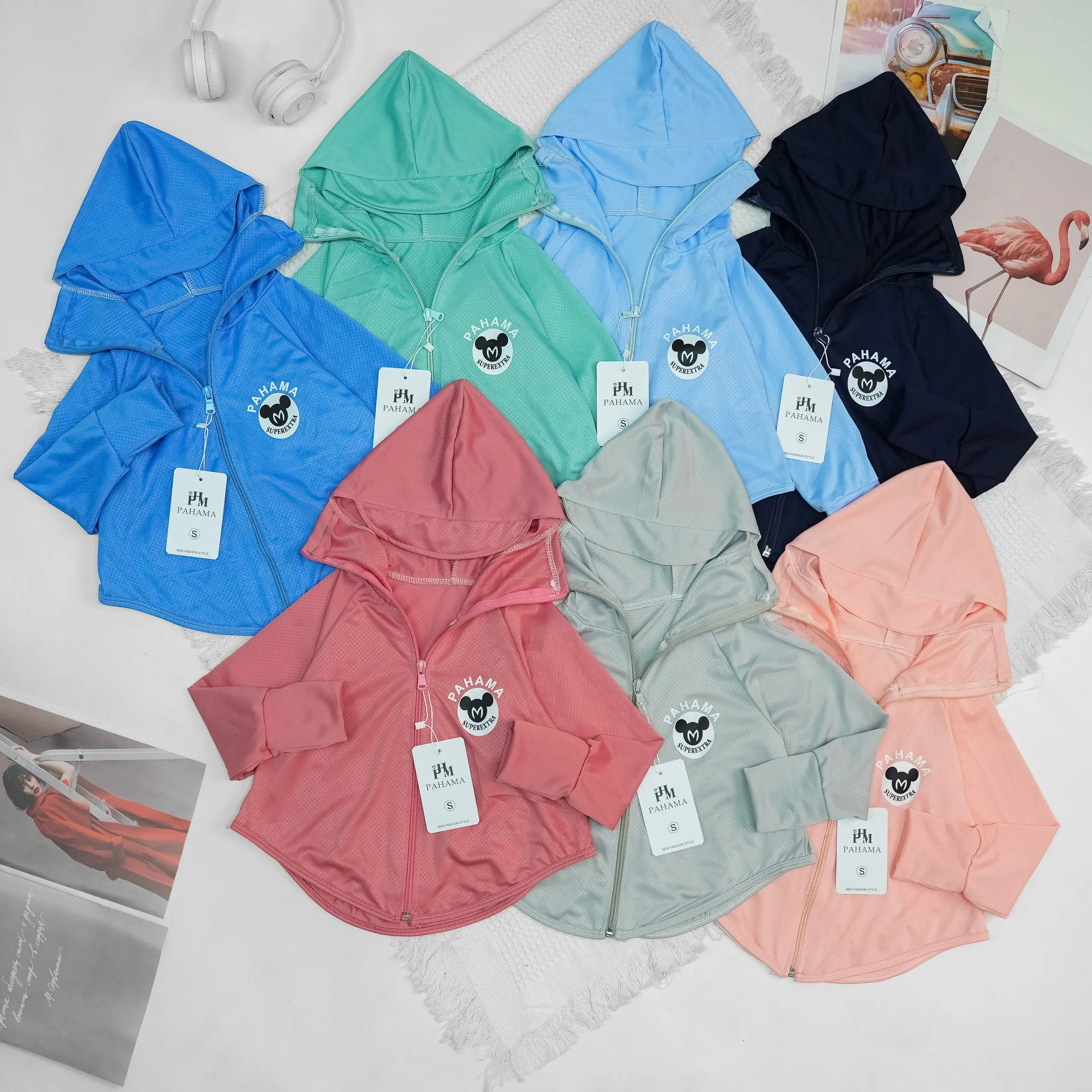 Áo chống nắng trẻ em cho bé cánh rơi siêu xinh chất vải Polyester siêu mềm chống tia UV cực tốt 8-25kg