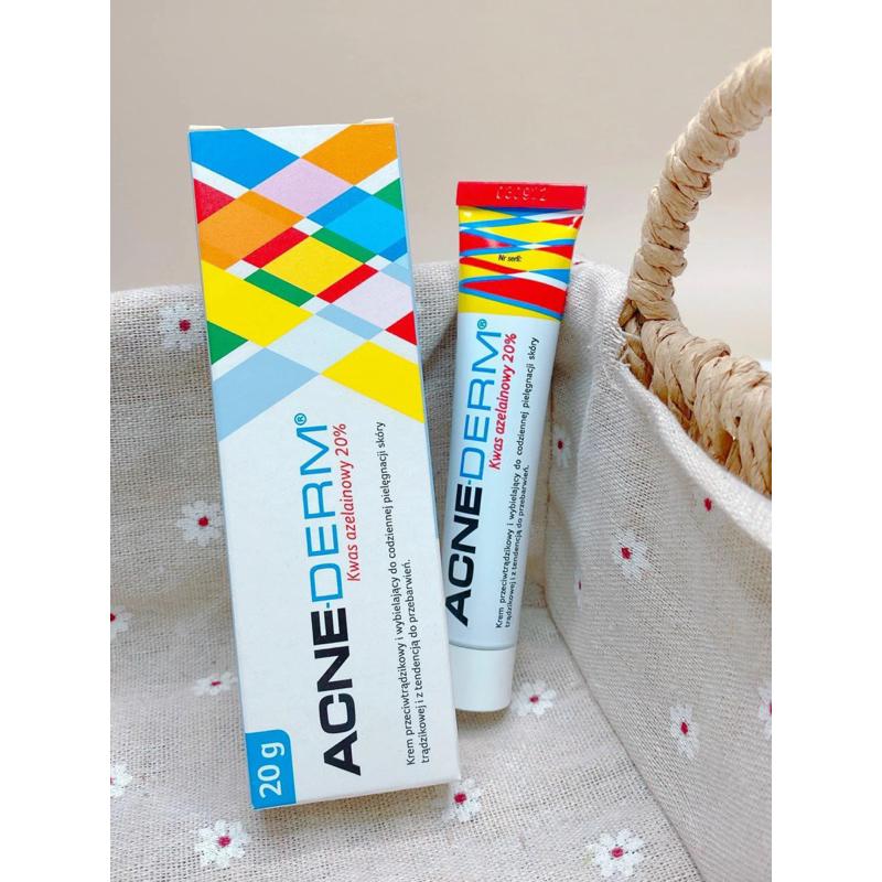 ACNEDERM - KWAS AZELAINOWY 20% - ACID AZELAIC 20% - KEM DÙNG CHO DA MỤN, MỤN ĐỎ, MỤN THÂM