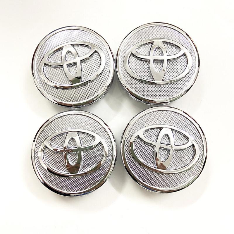 Product Introduction of YK|  4x 57mm/53mm Toyota Emblem Car Wheel Center Cap Car Sticker Hub Cap Emblem Logo Badge Fit For TOYOTA Yaris / Toyota Vios/Wigo /Avanza before 2015/Corolla EX 9