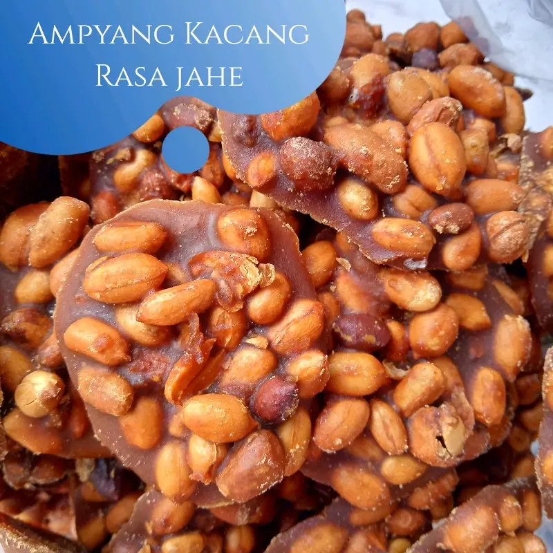 Ampyang kacang rasa jahe 500gr camilan snack kiloan