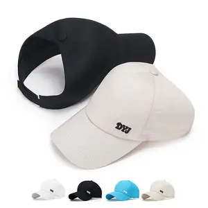 Yarra Topi Wanita Pria Baseball Korean Style Hitam Putih Biru Abu Anti Panas Model Atas Bolong Fashion Outfit Sporty Casual Cap Pengait Strap Bsbi