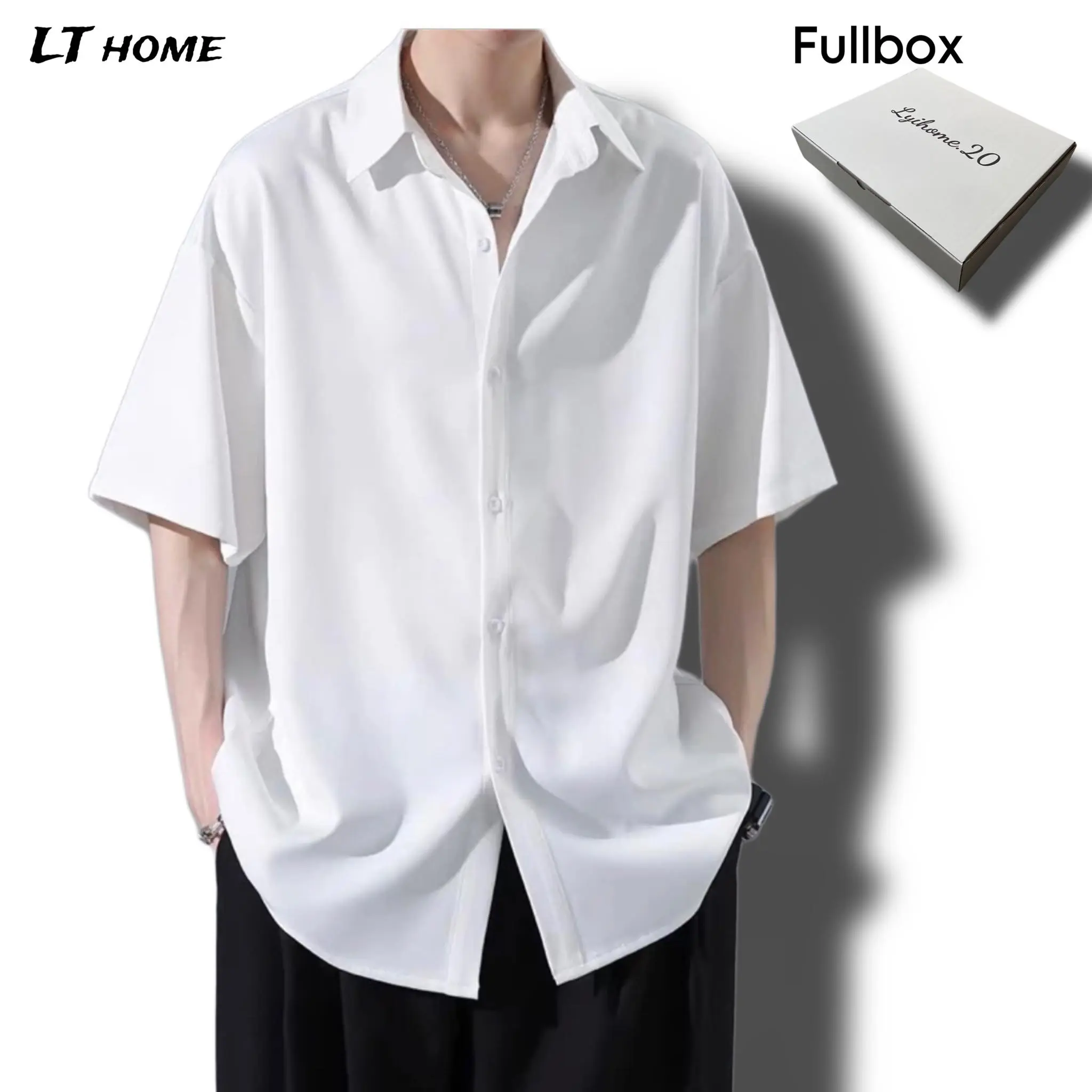 Áo sơ mi nam nữ form rộng vải đẹp unisex chất dày dặn áo trơn form chuẩn đẹp thời trang cực chất