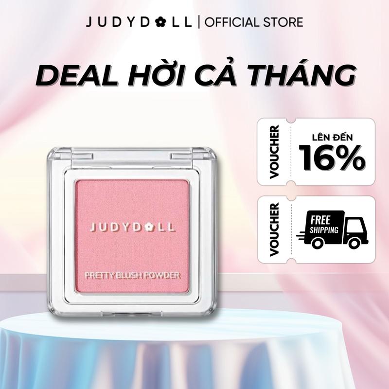 JUDYDOLL Phấn má hồng Judydoll Pretty Blush Powder Chất mịn Tự Nhiên Đa dạng màu hot 2g