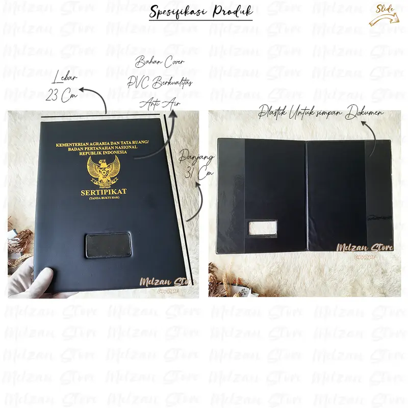 Sampul Sertipikat Tanah / Map Sertifikat Tanah / Sampul Surat Berharga 3