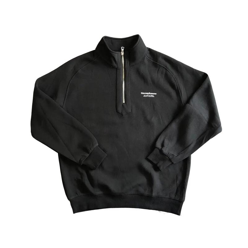 Áo sweater zipper boxy Zoewatson B5102 BuiVintage, vải nỉ cao cấp.