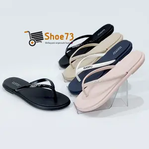 LUOFU F 2315 - BR4WK SIZE 36-40 ORIGINAL l Sandal Jepit KARET Jelly Wanita l Sendal Cewek RINGAN ANTI SLIP