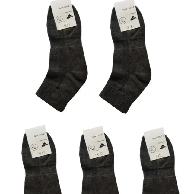 Combo 5 Đôi Vớ Tất UNI Cổ Cao - Chất Liệu Cotton Dầy Dặn - Thoáng Khí 3
